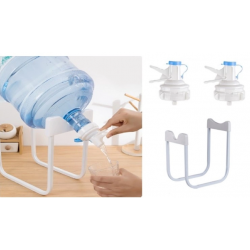 Mey İthalat® Damacana Musluk Başlığı ve Metal Ayak Stand Seti