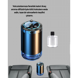 Mey İthalat® Dayanıklı Alaşım Gövdeli Çok Fonksiyonlu Araç Difüzör