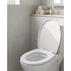 Mey İthalat® Dayanıklı Klozet Kapağı Universal Model Kolay Kurulum Hijyenik Banyo Ürünü