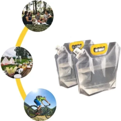 Mey İthalat® Dayanıklı Plastik İçecek Çantası 2 Litre