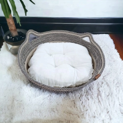 Mey İthalat® Decohandy 40 Cm Elyaflı Kedi Yatağı