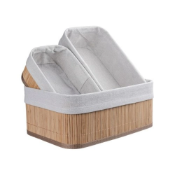 Mey İthalat® DecoHandy Bambu Sepet Seti