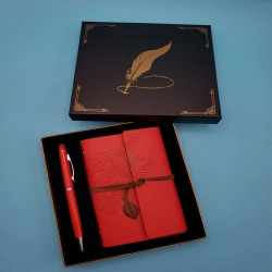 Mey İthalat® Defter Kalem Kırmızı Renk