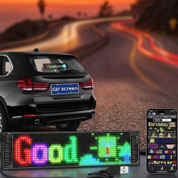 Mey İthalat® Dekoratif LED Yazı Paneli RGB Animasyonlu Uzaktan Kumandalı Ekran