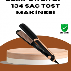 Mey İthalat® DEMPOWER DP-134 Saç Tost Makinesi – Kolay Kullanım, Hızlı Sonuç, Uzun Süre Kalıcılık