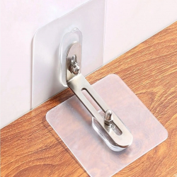 Mey İthalat®  Deprem İçin Ultra Dayanıklı Çivisiz Duvarı Delmeden Ayarlanabilir Eşya Sabitleyici Aparat