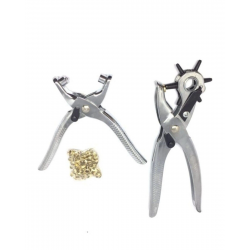 Mey İthalat® Deri Delme Aparatı 2li Kemer Çanta Ayakkabı Delme Pensesi Seti