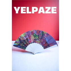 Mey İthalat® Desenli Yelpaze – Renkli ve Şık Figürlü Tasarım 721618