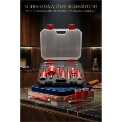 Mey İthalat® Diamond Pro 12 Parça Elmas Uçlu Mermer Fayans Delme Seti - Profesyonel Delici Panç  722929