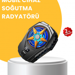 Mey İthalat® Dijital Göstergeli Evrensel Telefon Soğutma Fanı