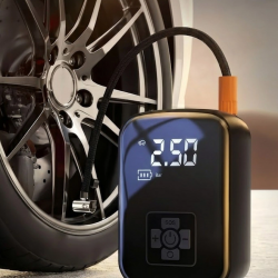 Mey İthalat® Dijital Şarjlı Araç Lastik Hava Pompası Kompresör Taşınabilir LED Ekranlı