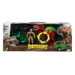 Mey İthalat® Dinosaurs Dinozor Yakalayıcı Oyun Seti 13 Parça