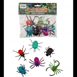 Mey İthalat® DMN1122B-1 PVC DE 5Lİ BÖCEKLER -DMN