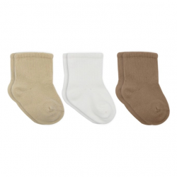 Mey İthalat® Dog Boy 3'lü Penye Soket Çorap 10134 Bej