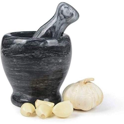 Mey İthalat® Doğal Cilalı Mermer Havan