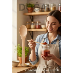 Mey İthalat® Doğal Gürgen Baharat Kaşığı – 13 cm, Mini Boy, Şık ve Pratik Mutfak Yardımcısı 722256