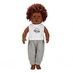 Mey İthalat® Dollz'n More Dada Kıvırcık Saçlı Bebek 60 cm