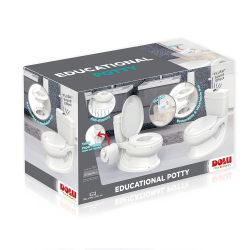 Mey İthalat®  Dolu Eğitici Lazımlık Beyaz