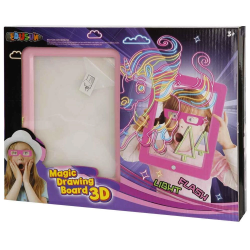 Mey İthalat® DOODLE 3D SİHİRLİ ÇİZİM TAHTASI PEMBE VEYA BEYAZ