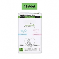 Mey İthalat® Double Soft Bebek Bezi Ultra Paket 7 Beden 48 Adet