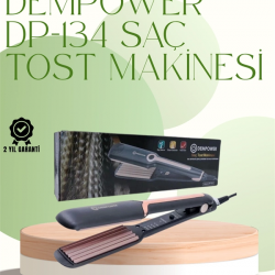 Mey İthalat® DP-134 Saç Tost Makinesi 220°C Isı Ayarlı, 360° Dönebilen Kablo