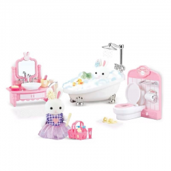 Mey İthalat® BY DREAMY MİNİ TAVŞAN BÜYÜK BANYO OYUN SETİ-MGA