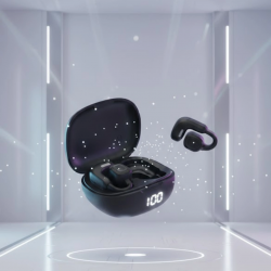 Mey İthalat® Dual Mikrofonlu Açık Kulak Kablosuz Kulaklık Net Görüşme