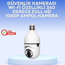 Mey İthalat® Duy Uyumlu Akıllı Güvenlik Kamerası – Basit Kurulum ve Net Görüntü