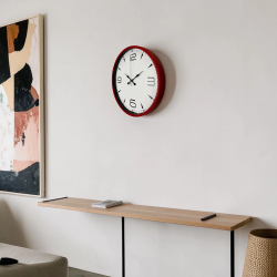 Mey İthalat® Dynamic Red 36 Cm Duvar Saati