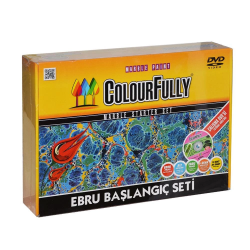 Mey İthalat® Ebru Sanatı Başlangıç Seti Eğitici Dvd'li