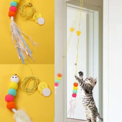 Mey İthalat® Elastik Kendinden Yapışkanlı Solucan Kedi Oltası