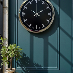 Mey İthalat® Elegance 40 Cm Metal Dekoratif Duvar Saati