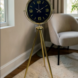 Mey İthalat® Elegance Tripod Gold Ayaklı Saat