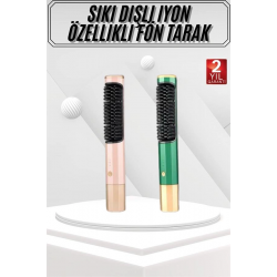 Mey İthalat® Elektrikli Fön Tarak Düzleştirici Elektriklenme Karşıtı