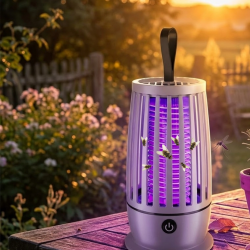 Mey İthalat® Elektrikli Sinek Öldürücü Lamba UV Mor Işık Geniş Alan Etkili Sessiz Çalışma