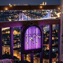 Mey İthalat® Elektrikli Sivrisinek Öldürücü UV Lamba Sessiz ve Taşınabilir