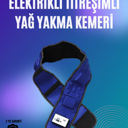 Mey İthalat® Elektrikli Titreşimli Yağ Yakma Kemeri – Masaj ve Kilo Kaybı İçin İdeal