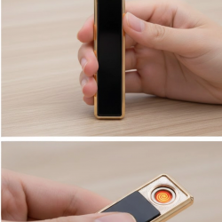 Mey İthalat® Elektronik Çakmak – Lüks Tasarım, Rüzgarda Sönmez