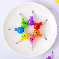 Mey İthalat® Emojili Yumurtlayan Kalem Seti 4'lü