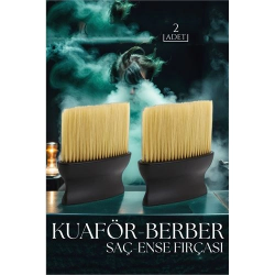 Mey İthalat® Ense Saç Kıl Fırçası 2 li Set 719124