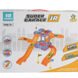 Mey İthalat® ER-200 SÜPER GARAGE JR OTOPARK SET