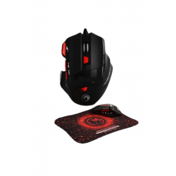 Mey İthalat® Ergonomik Gaming Mouse ve Mousepad 3 DPI Ayarlı LED Işıklı Tasarım