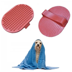 Mey İthalat®  Ergonomik Masajlı Evcil Hayvan Kedi Köpek Yıkama Fırçası Aparatı