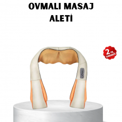 Mey İthalat® Ergonomik Ovmalı Masaj Aleti – Isıtmalı, Yoğurmalı, Boyun ve Bel Rahatlatıcı Masaj Makinesi
