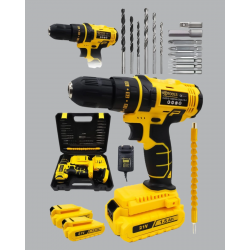 Mey İthalat® Ergonomik Tasarımlı 12V Matkap | 2 Vitesli, LED Aydınlatmalı ve Dayanıklı