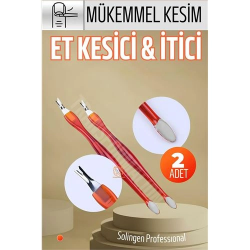 Mey İthalat® Ergonomik Tırnak Et Kesici Et İtici 2 ADET Solingen 721310