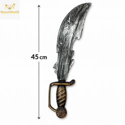 Mey İthalat® Eskitme Detaylı Plastik Korsan Kılıcı 45 cm