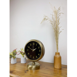 Mey İthalat® Eskitme Metal Tokyo Masa Saati 25×20 cm