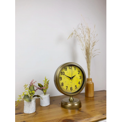 Mey İthalat® Eskitme Metal Vira Masa Saati 25×20 cm