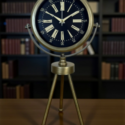 Mey İthalat® Eskitme Üç Ayaklı Masa Saati